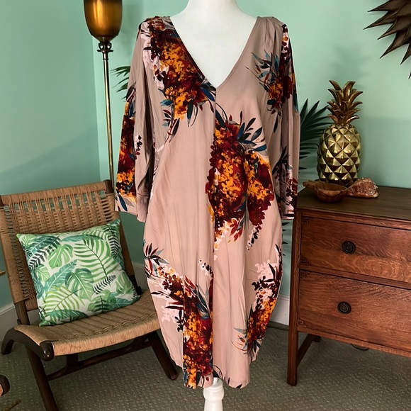 Anthropologie The Odells Harvest Floral Tunic Dress Size XS - Picture 5 of 14